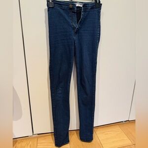 American Apparel Dark Blue Skinny Jeans